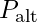 P_{\text{alt}}