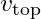 v_{\text{top}}