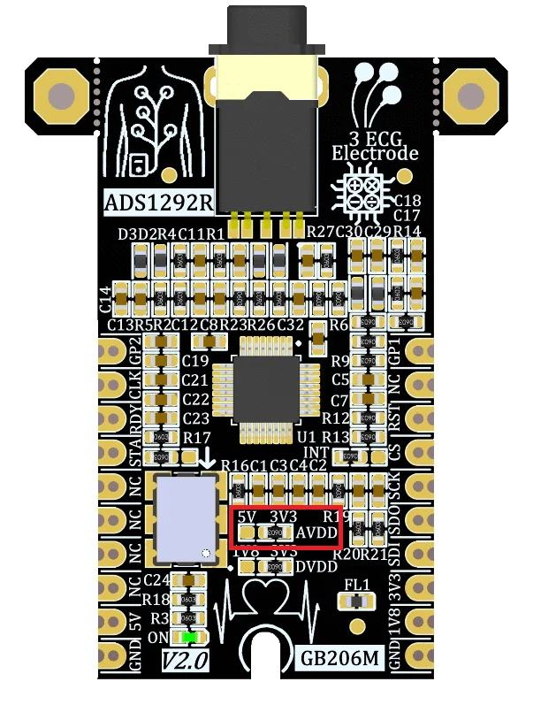 ADS1292R-AVDD